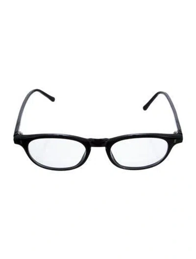 Pre-owned Illesteva Square Eyeglasses In Black