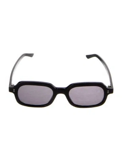Pre-owned Illesteva Square Tinted Sunglasses In Black