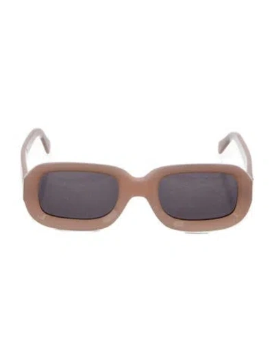 Pre-owned Illesteva Square Tinted Sunglasses In Pink