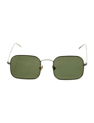 Pre-owned Illesteva Square Tinted Sunglasses In Silver