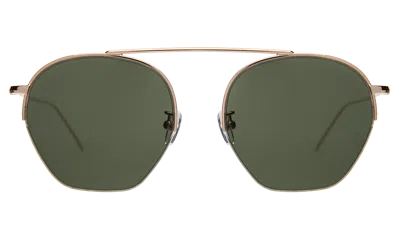 Illesteva St. Barths Sunglasses In Gold / Olive