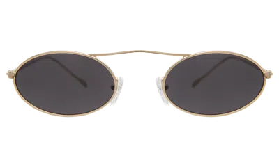 Illesteva Sydney Sunglasses In Gold / Grey