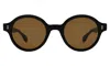Illesteva The Met X  Sunglasses In Black / Brown