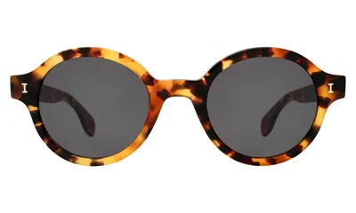 Illesteva The Met X  Sunglasses In Light Tortoise / Grey