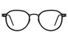 Illesteva Tompkins Titanium Optical In Black/matte Black / Optical