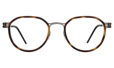 Illesteva Tompkins Titanium Optical In Havana/matte Gunmetal / Optical