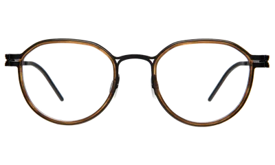 Illesteva Tompkins Titanium Optical In Scotch/matte Black / Optical
