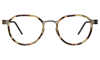 Illesteva Tompkins Titanium Optical In Tortoise/matte Silver / Optical