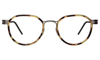Illesteva Tompkins Titanium Optical In Tortoise/matte Silver / Optical