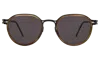 Illesteva Tompkins Titanium Sunglasses In Scotch/matte Black / Grey