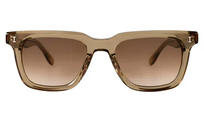 Illesteva Toscana Sunglasses In Brown / Brown Gradient