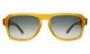 Illesteva Trancoso Sunglasses In Honey / Olive Gradient