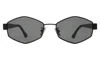 Illesteva Tucson Sunglasses In Matte Black / Grey