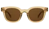 Illesteva Vail Sunglasses In Amber / Grey Flat