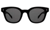 Illesteva Vail Sunglasses In Black / Grey Flat