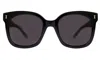 Illesteva Valencia Sunglasses In Black / Grey