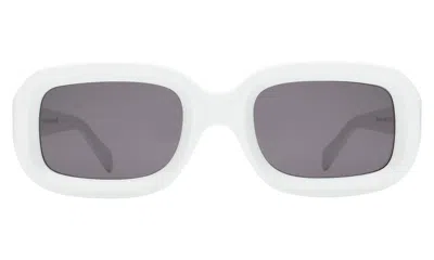 Illesteva Vinyl Sunglasses In Mint / Grey