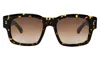 Illesteva Vito Sunglasses In Flame / Brown Gradient