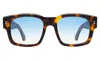 Illesteva Vito Sunglasses In Havana / Blue Gradient See Through