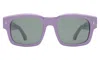 Illesteva Vito Sunglasses In Lavender / Olive