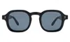 Illesteva Washington Sunglasses In Black / Grey Flat