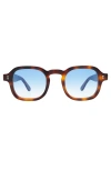 Illesteva Washington Sunglasses In Havana Blue Gradient