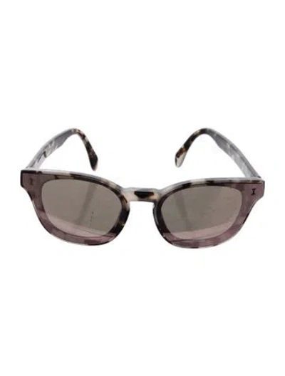 Pre-owned Illesteva Wayfarer Mirrored Sunglasses In Neutral