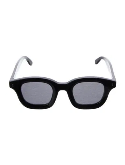 Pre-owned Illesteva Wayfarer Tinted Sunglasses In Black