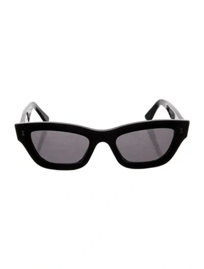 Pre-owned Illesteva Wayfarer Tinted Sunglasses In Black
