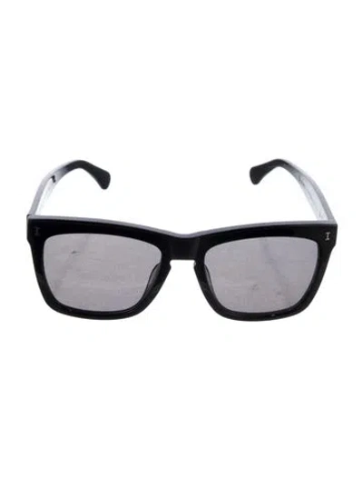 Pre-owned Illesteva Wayfarer Tinted Sunglasses In Black