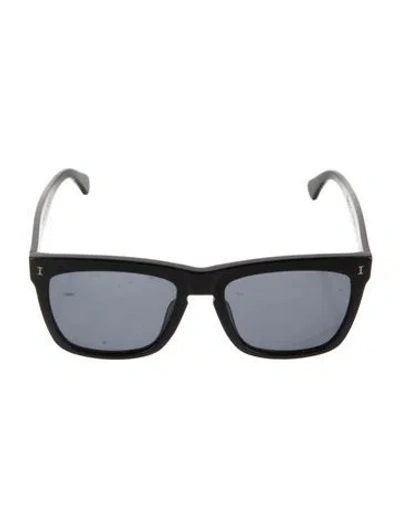 Pre-owned Illesteva Wayfarer Tinted Sunglasses In Black
