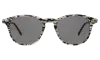 Illesteva Whitman Sunglasses In Shattered Stripes / Grey