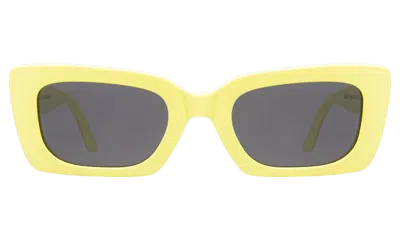 Illesteva Wilson Sunglasses In Margarita / Grey Flat