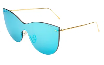 Illesteva Women's Boca Mask Sunglasses In Ice Blue