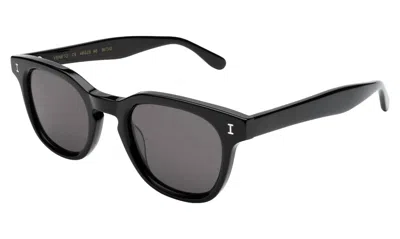 Illesteva Women's C9 49-23 Sunglasses In Black Grey Flat