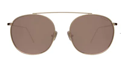 Illesteva Mykonos Ii Sunglasses In Gold / Bright Rose Flat Mirror