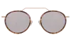 Illesteva Wynwood Ace Sunglasses In Ambrosia/rose Gold / Bright Rose Flat Mirror