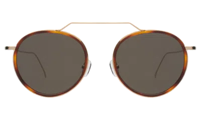 Illesteva Wynwood Ace Sunglasses In Black Marble/matte Black / Grey Flat