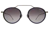Illesteva Wynwood Ace Sunglasses In Navy/gunmetal / Grey Flat Gradient