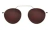 Illesteva Wynwood Ii Sunglasses In Gold / Brown Flat
