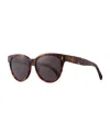 Illesteva York Acetate Butterfly Sunglasses In Brown