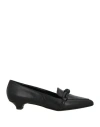 Illogica Woman Loafers Black Size 6 Leather In Black