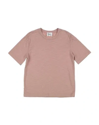 Illudia Babies'  Toddler Girl T-shirt Pastel Pink Size 6 Cotton