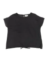 Illudia Toddler Girl Top Charcoal Size 6 Cotton, Silk In Grey