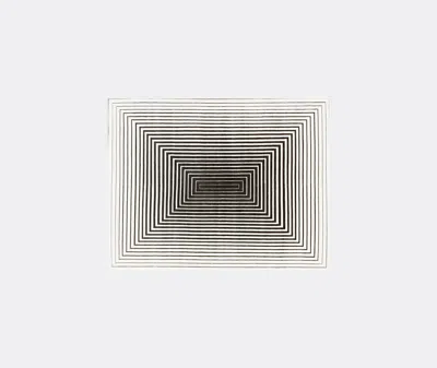 Illulian Rugs White In White, Black
