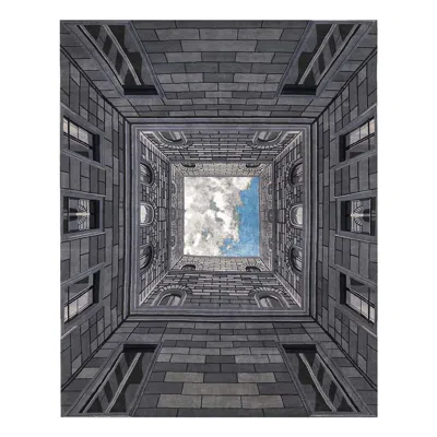 Pre-owned Illulian Sottosopra Ii Rug By Fabio Novembre In Gray