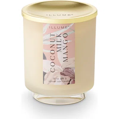 Illume ® Beautifully Done Coconut Milk Mango Signature Glass Candle, 284g In Gold