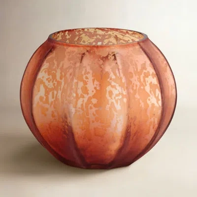 Illume Beautifully Done Midnight Pumpkin Mercury Pumpkin Candle In Peach