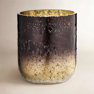Illume Beautifully Done Midnight Pumpkin Small Radiant Glass Candle In Multicolor