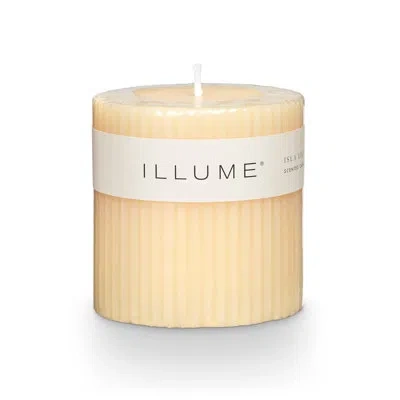 Illume Beautifully Done Pillar Candle In Yellow